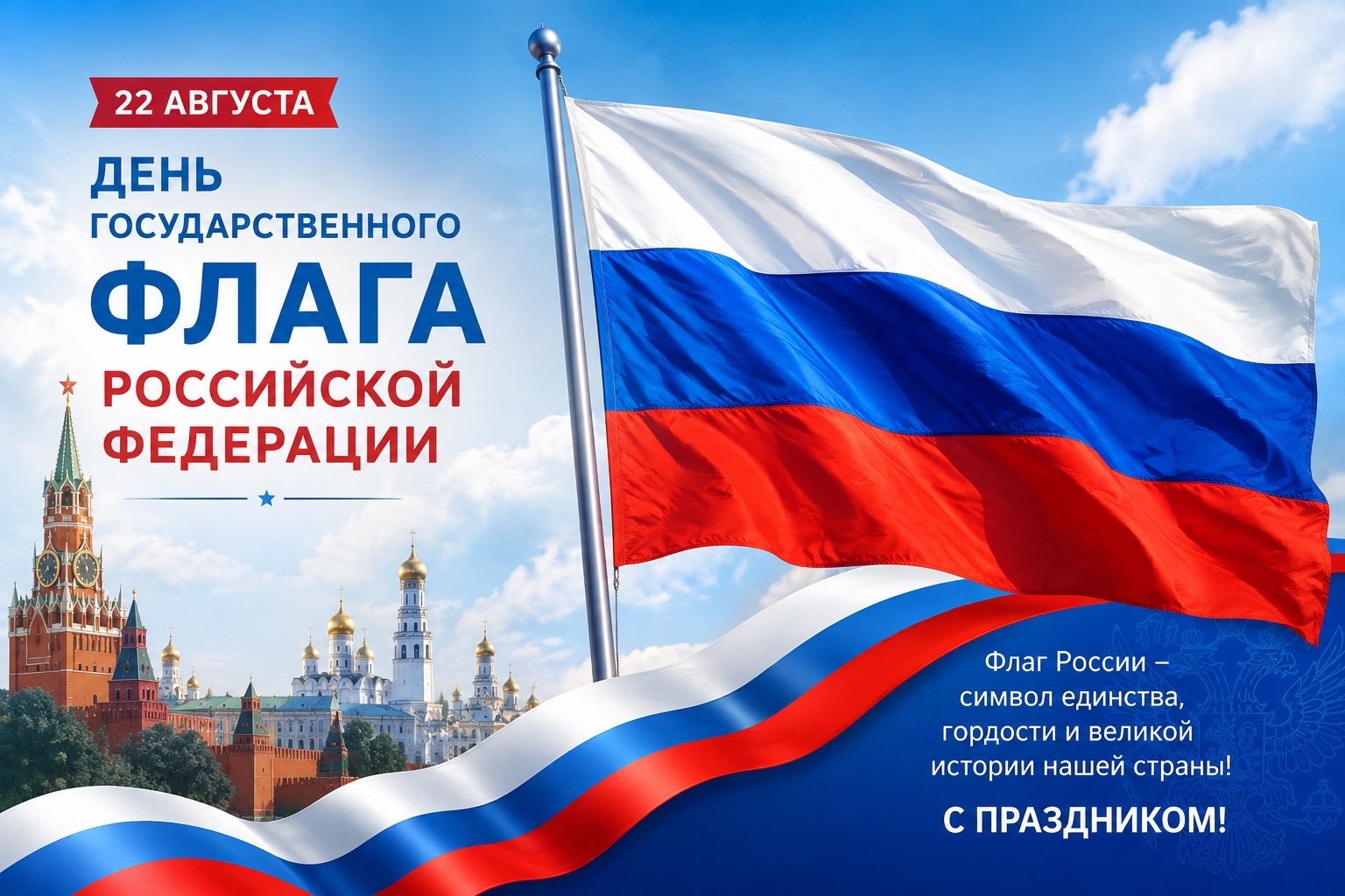 С Днём Государственного флага России!